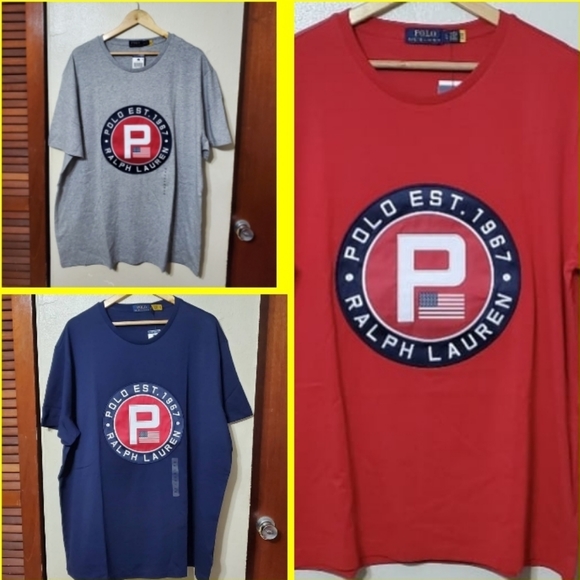 Polo ralph lauren embroidered p patch american flag cookie patch tee - Picture 5 of 5